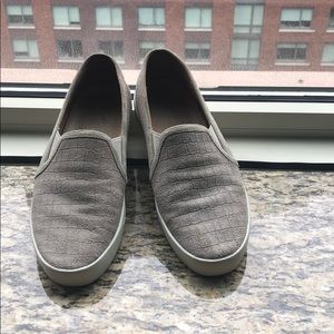 Joie Huxley Crocodile Embossed Slip-On Sneakers